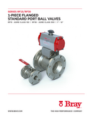 FLOW-TEK - FLANGED Series - 1 PIECE FLANGED STANDARD PORT 1" - 12" - RF15 - ASME CLASS 150 | RF30 - ASME CLASS 300